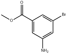 Methyl 3-amino-5-bromobenzoate Struktur