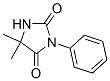 5,5-dimethyl-3-phenyl-imidazolidine-2,4-dione Structure