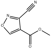 4-Isoxazolecarboxylicacid,3-cyano-,methylester(9CI) Struktur