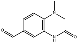 6-Quinoxalinecarboxaldehyde,1,2,3,4-tetrahydro-1-methyl-3-oxo-(9CI) Struktur