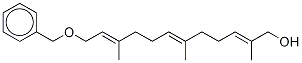 (2E,6E,10E)-2,6,10-Trimethyl-12-(phenylmethoxy)-2,6,10-dodecatrien-1-ol Struktur