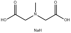 disodiumN-(carboxylatomethyl)-N-methylglycinate Struktur
