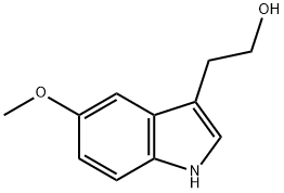 5-メトキシ-3-(2-ヒドロキシエチル)-1H-インドール 化學(xué)構(gòu)造式