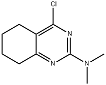 4-クロロ-N,N-ジメチル-5,6,7,8-テトラヒドロキナゾリン-2-アミン 化學(xué)構(gòu)造式
