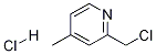 2-(ChloroMethyl)-4-Methylpyridine hydrochloride Struktur