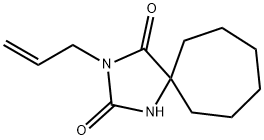 3-Allyl-1,3-diazaspiro[4.6]undecane-2,4-dione Struktur