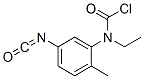 ethyl(5-isocyanato-2-methylphenyl)carbamoyl chloride Struktur