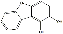 2,3-Dibenzofurandiol, 2,3-dihydro-, cis- (9CI) Struktur