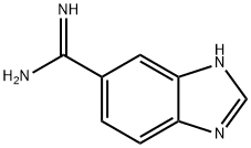1H-Benzimidazole-5-carboximidamide(9CI) Struktur