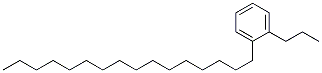 Hexadecylpropylbenzene Struktur