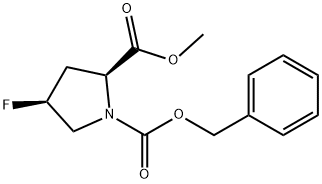 （2s，4s）-1-benzyl-2-methy-4-fluoropyrrolidine-1，2-dicarbo Struktur