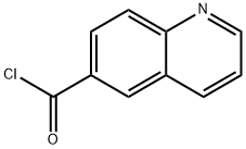 6-QUINOLINECARBONYL CHLORIDE Struktur