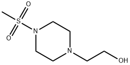 4-METHYLSULFONYL-1-PIPERAZINEETHANOL Struktur