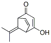 Bicyclo[3.2.1]octa-3,6-dien-2-one, 4-hydroxy-8-(1-methylethylidene)- (9CI) Struktur