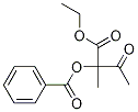 Butanoic acid, 2-(benzoyloxy)-2-Methyl-3-oxo-, ethyl ester Struktur