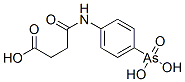 3-[(4-arsonophenyl)carbamoyl]propanoic acid Struktur