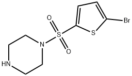 1-[(5-BROMOTHIEN-2-YL)SULFONYL]PIPERAZINE|1-[(5-溴噻吩-2-基)磺?；鵠哌嗪