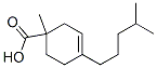 4-Isohexyl-1-methyl-3-cyclohexene-1-carboxylic acid Struktur