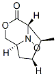 2,7-Methanoisoxazolo[3,2-c][1,4]oxazin-4(2H)-one,tetrahydro-3-methyl-,(2S,3R,3aS,7S,8R)-(9CI) Struktur