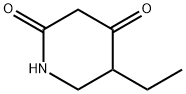 5-ETHYL-2,4-PIPERIDINEDIONE Struktur