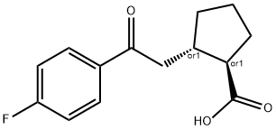 TRANS-2-[2-(4-FLUOROPHENYL)-2-OXOETHYL]CYCLOPENTANE-1-CARBOXYLIC ACID|(1R,2S)-2-(2-(4-氟苯基)-2-氧乙基)環(huán)戊烷-1-羧酸