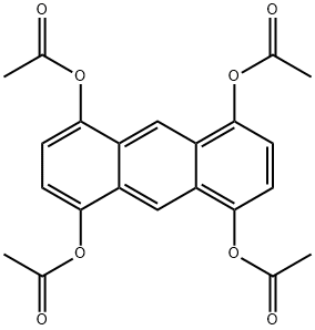 1,4,5,8-TETRAACETOXYANTHRACENE Struktur