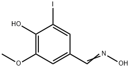 4-Hydroxy-5-iodo-3-methoxybenzaldehyde oxime Struktur