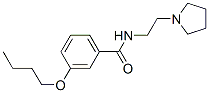 3-Butoxy-N-[2-(1-pyrrolidinyl)ethyl]benzamide Struktur