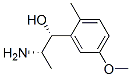Benzenemethanol, alpha-(1-aminoethyl)-5-methoxy-2-methyl-, (R*,S*)- (9CI) Struktur
