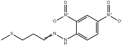3-(Methylthio)propanal (2,4-dinitrophenyl)hydrazone Struktur