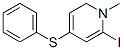 1-methyl-4-phenylsulfanyl-pyridine iodide Struktur