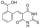 2-[(Hexahydro-4,6-dioxo-2-thioxopyrimidin-5-ylidene)methyl]benzoic acid Struktur