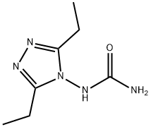 (3,5-Diethyl-4H-1,2,4-triazol-4-yl)urea Struktur