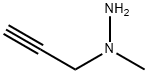 1-Methyl-1-(2-propynyl)hydrazine Structure