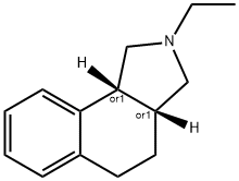 1H-Benz[e]isoindole,2-ethyl-2,3,3a,4,5,9b-hexahydro-,cis-(9CI) Struktur
