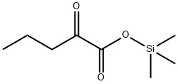 2-Oxopentanoic acid trimethylsilyl ester Struktur