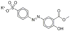 5-[(p-Sulfophenyl)azo]salicylic Acid Methyl Ester Potassium Salt Struktur