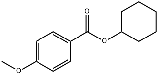 4-Methoxybenzoic acid cyclohexyl ester Struktur