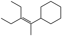 (2-Ethyl-1-methyl-1-butenyl)cyclohexane Struktur