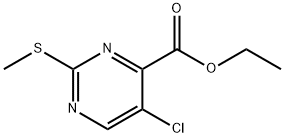 ETHYL 5-CHLORO-2-(METHYLTHIO)PYRIMIDINE-4-CARBOXYLATE|5-氯-2-(甲基硫代)嘧啶-4-羧酸乙酯