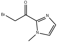 2-溴-1-(1-甲基-1H-咪唑基-2-基)乙酮 結(jié)構(gòu)式