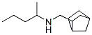 Bicyclo[2.2.1]heptane-2-methanamine, N-(1-methylbutyl)- (9CI) Struktur