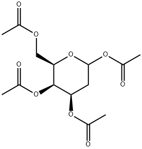 1,3,4,6-TETRA-O-ACETYL-2-DEOXY-D-GALACTOPYRANOSE Struktur