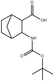 Boc-3-exo-aminobicyclo[2.2.1]-heptane-2-exo-carboxylic acid Struktur
