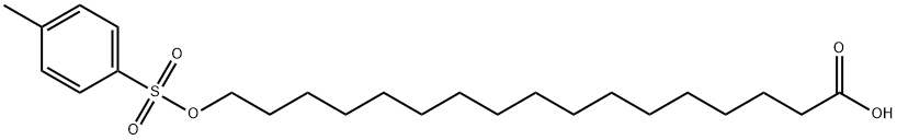 17-(P-TOLUENESULFONYLOXY)HEPTADECANOIC ACID Structure