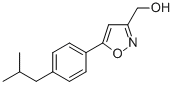 (5-(4-ISOBUTYLPHENYL)ISOXAZOL-3-YL)METHANOL Struktur
