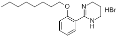 2-(2-(OCTYLOXY)PHENYL)-1,4,5,6-TETRAHYDROPYRIMIDIN-3-IUM BROMIDE Struktur