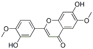 7-Hydroxy-2-(3-hydroxy-4-methoxyphenyl)-6-methoxy-4H-1-benzopyran-4-one Struktur