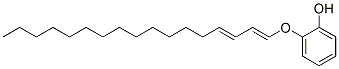3-heptadecadienyl pyrocatechol Struktur