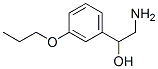 Benzenemethanol, alpha-(aminomethyl)-3-propoxy- (9CI) Struktur
